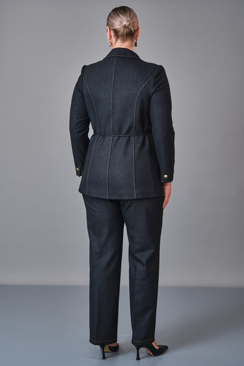 Hatunca - Plus Size Suit (HTC27K184232BB) - 8690200248658