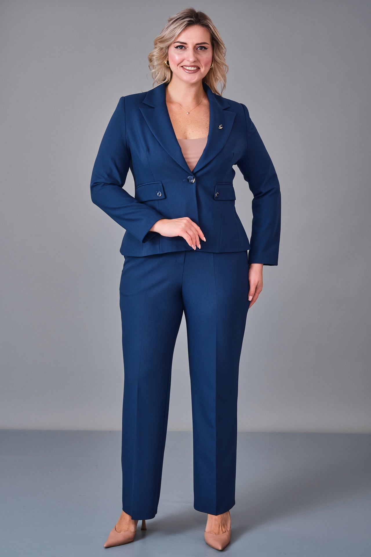 Hatunca - Plus Size Suit (HTC27K184150BB) - 8690200248719