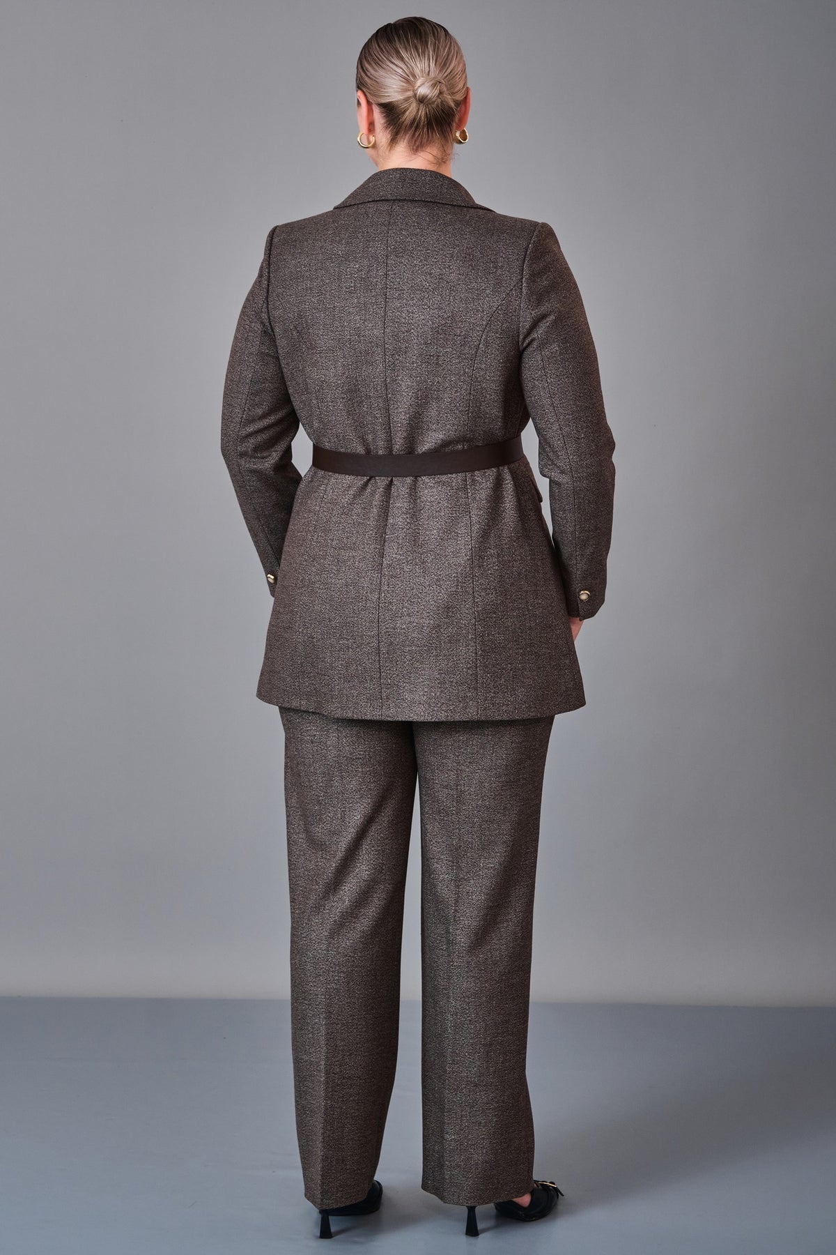 Hatunca - Plus Size Suit (HTC27K184214BB)