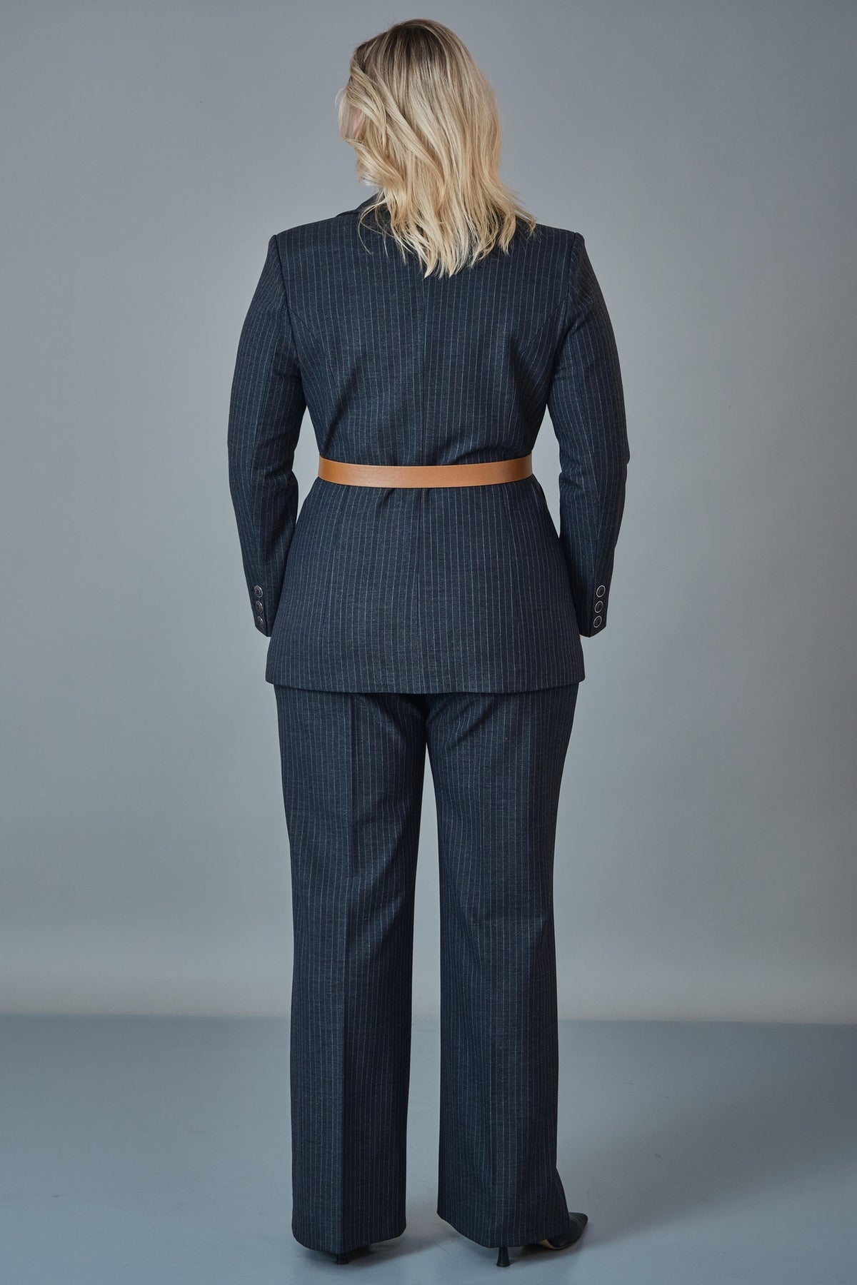 Hatunca - Plus Size Suit (HTC27K184075BB)