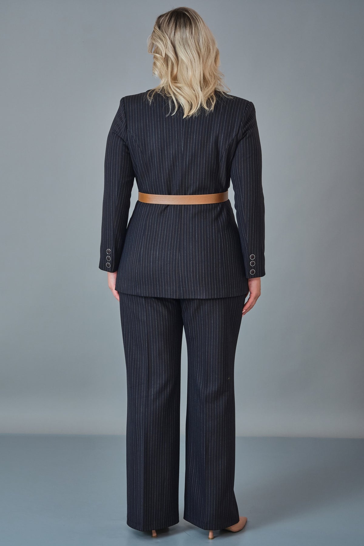 Hatunca - Plus Size Suit (HTC27K184075BB)