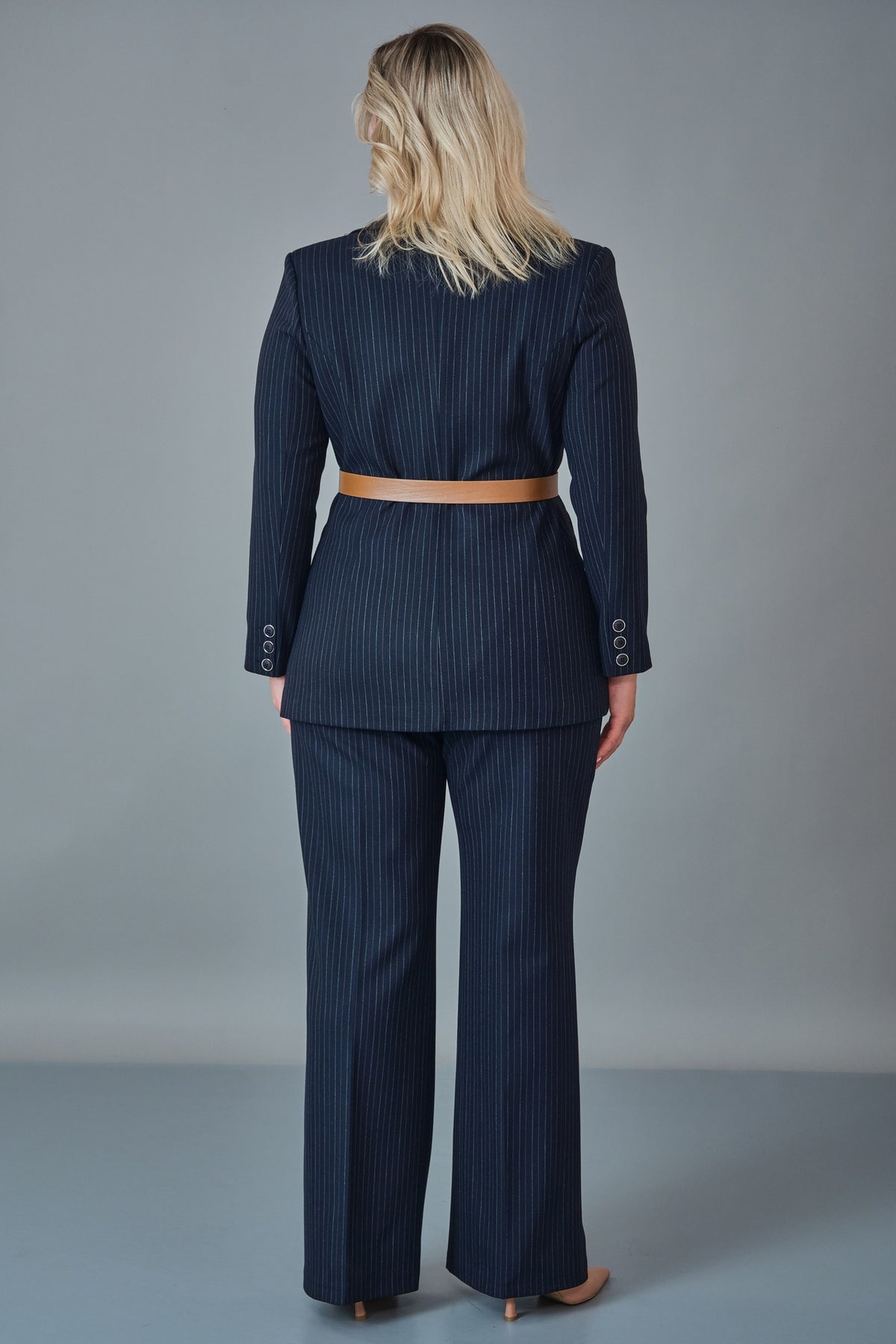 Hatunca - Plus Size Suit (HTC27K184075BB)