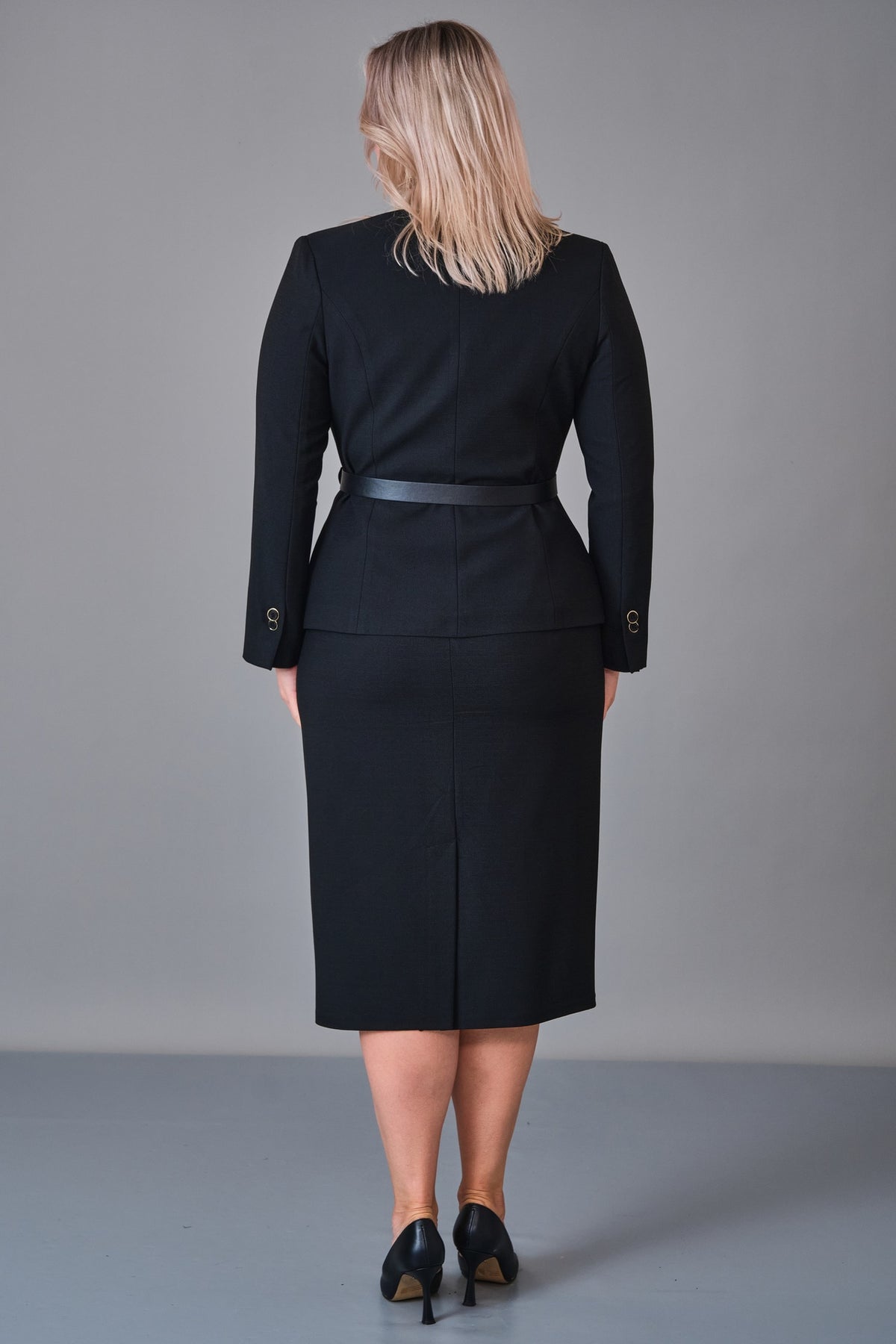 Hatunca - Plus Size Suit (HTC27K184216BB)