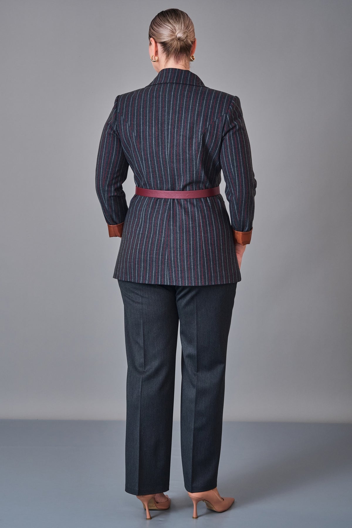Hatunca - Plus Size Suit (HTC27K184265BB)