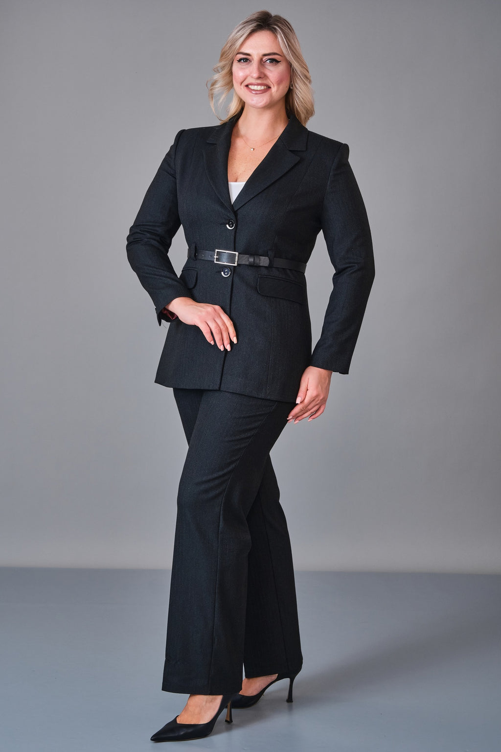 Hatunca - Plus Size Suit (HTC27K184208BB) - 8690200248993