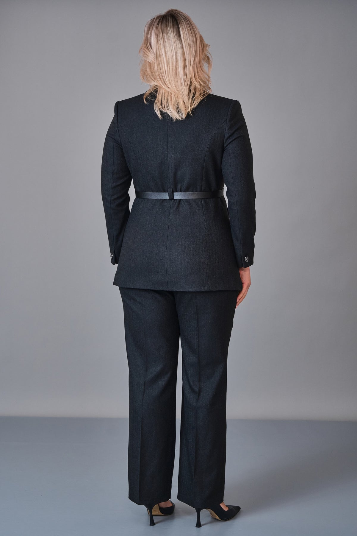 Hatunca - Plus Size Suit (HTC27K184208BB) - 8690200248993