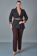Hatunca - Plus Size Suit (HTC27K184265BB) - 8690200249013