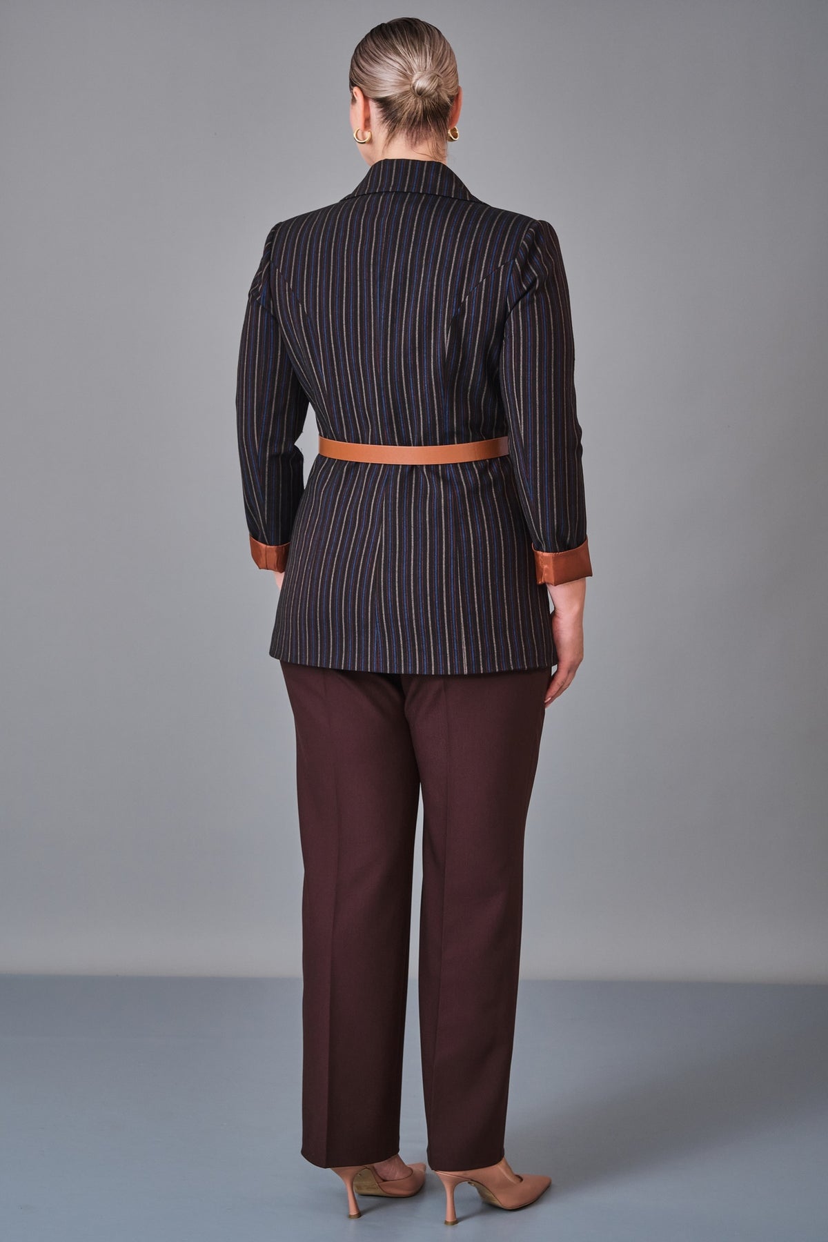 Hatunca - Plus Size Suit (HTC27K184265BB) - 8690200249013