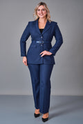 Hatunca - Plus Size Suit (HTC27K184208BB) - 8690200249020