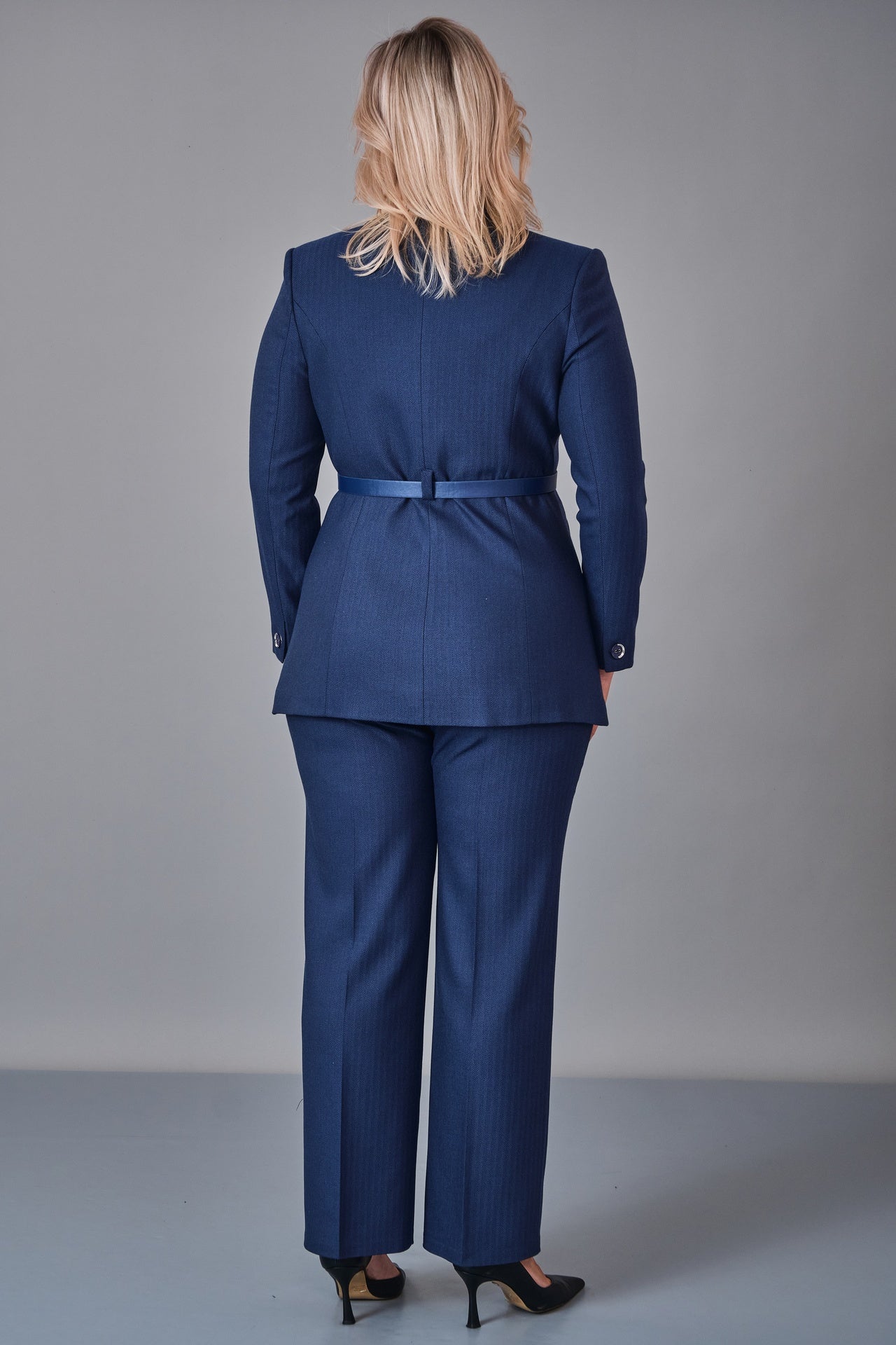 Hatunca - Plus Size Suit (HTC27K184208BB) - 8690200249020