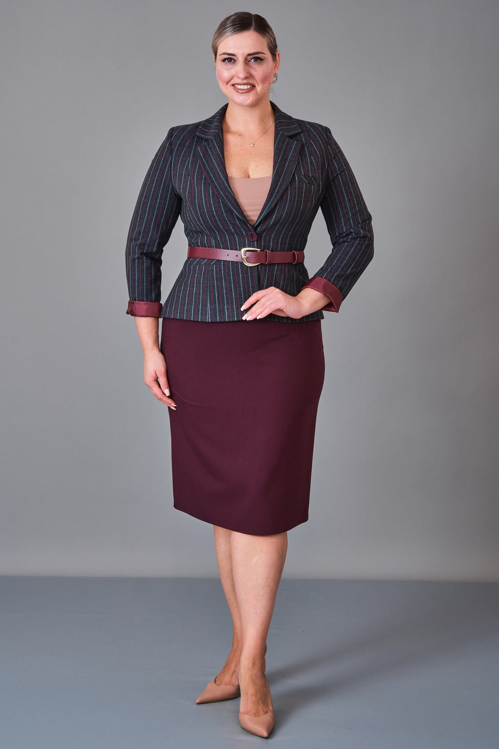 Hatunca - Plus Size Suit (HTC27K184262BB) - 8690200249068