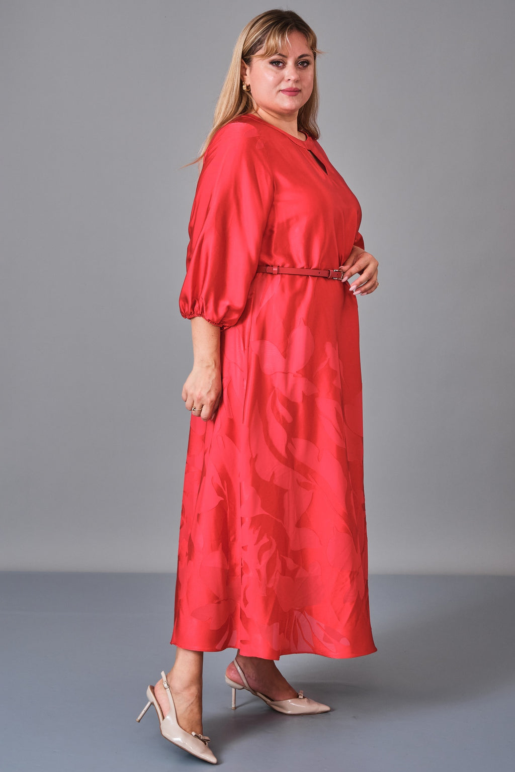 Chiffon Line - Plus Size Dress (CFL27K3501) - 8690200249211