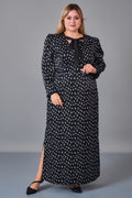 Chiffon Line - Plus Size Dress (CFL27K3523) - 8690200249228