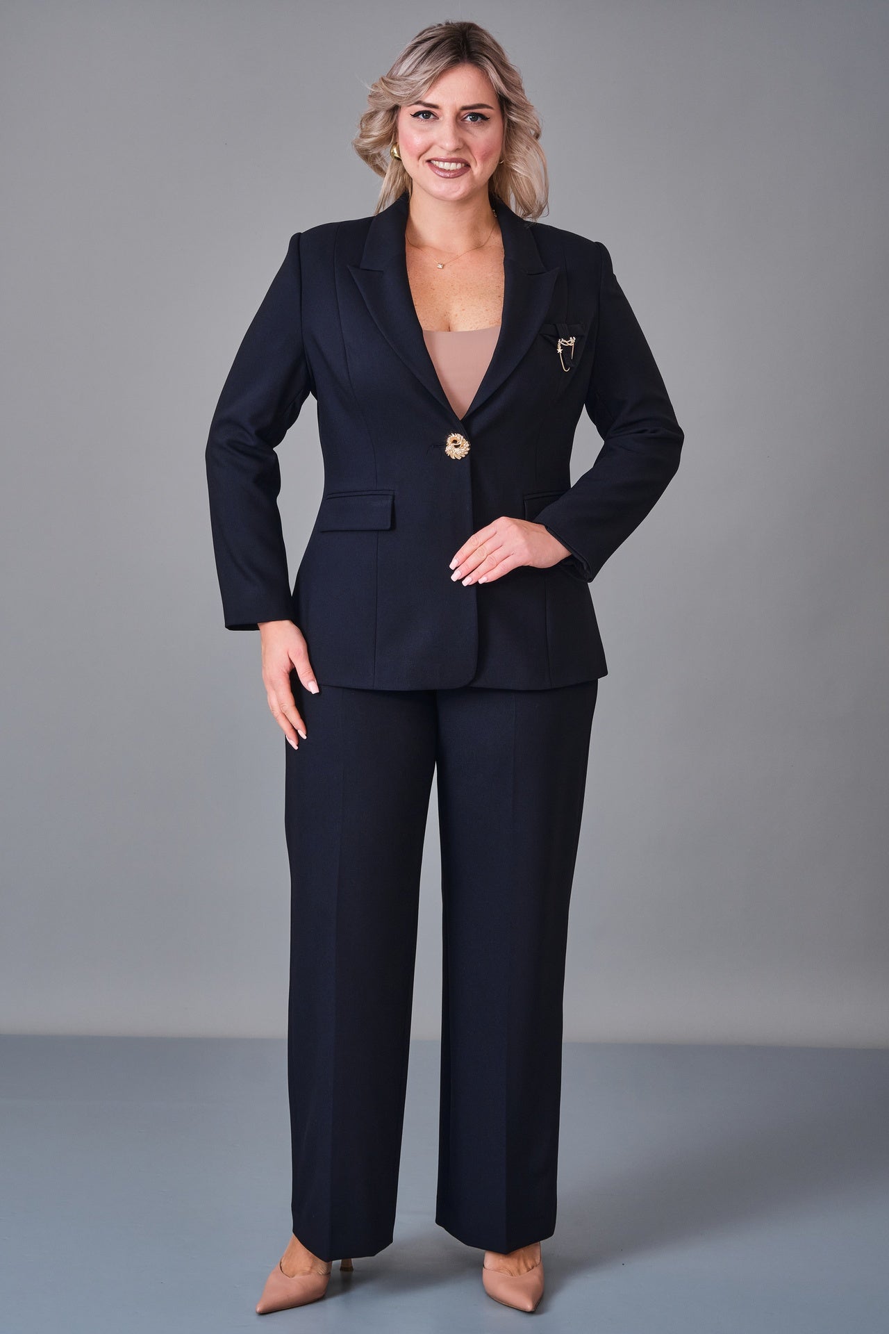 Meira - Plus Size Suit (MEI27K8735) - 8690200249310