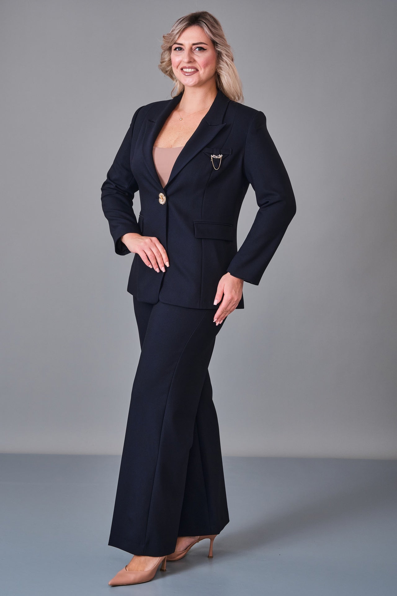 Meira - Plus Size Suit (MEI27K8735) - 8690200249310