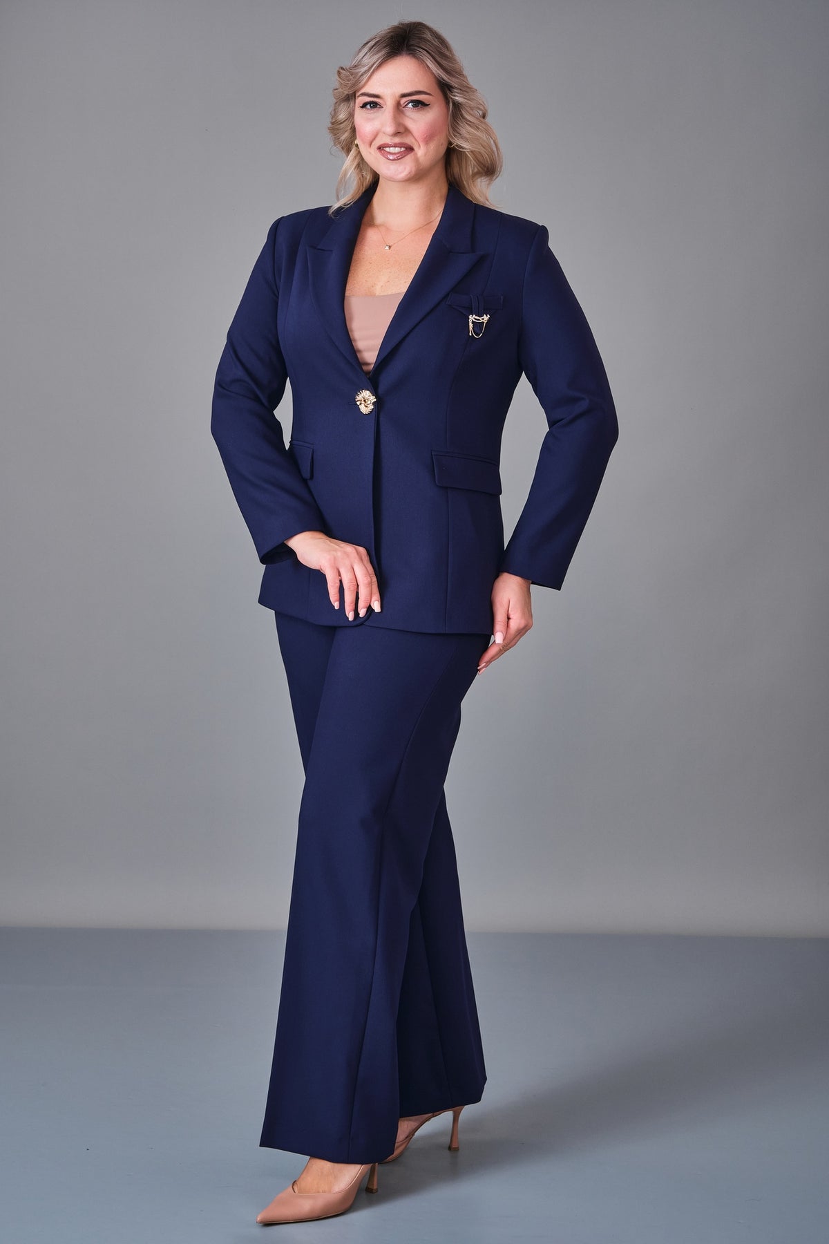 Meira - Plus Size Suit (MEI27K8735) - 8690200249327
