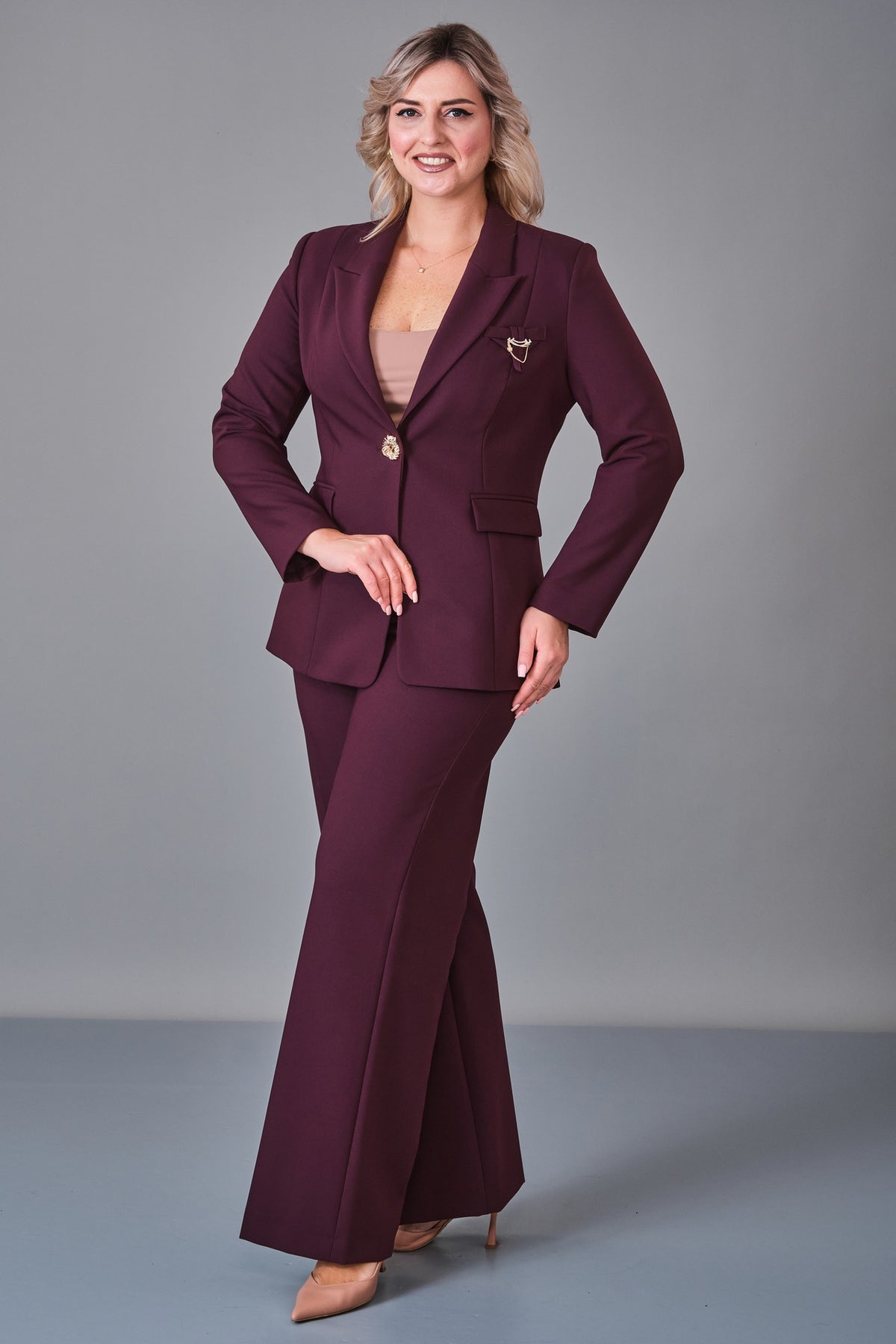 Meira - Plus Size Suit (MEI27K8735) - 8690200249341