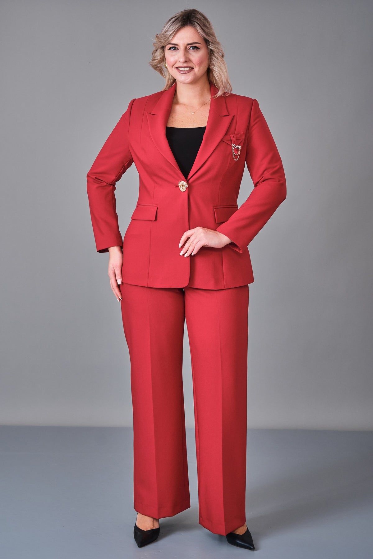 Meira - Plus Size Suit (MEI27K8735) - 8690200249358
