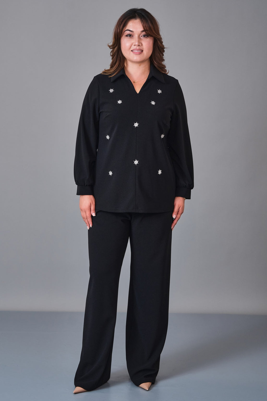 Dress Port - Plus Size Suit (DSP27K3672) - 8690200249501