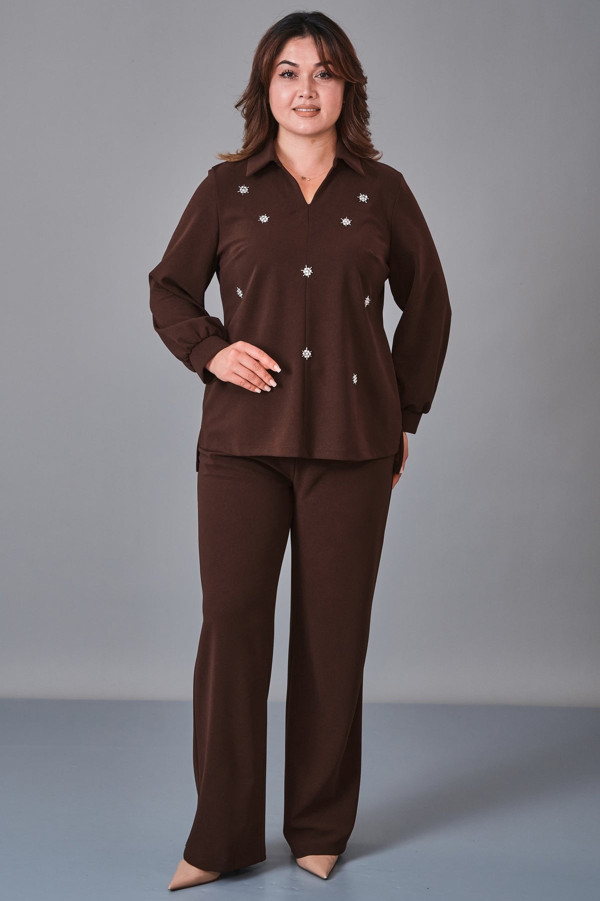 Dress Port - Plus Size Suit (DSP27K3672) - 8690200249518