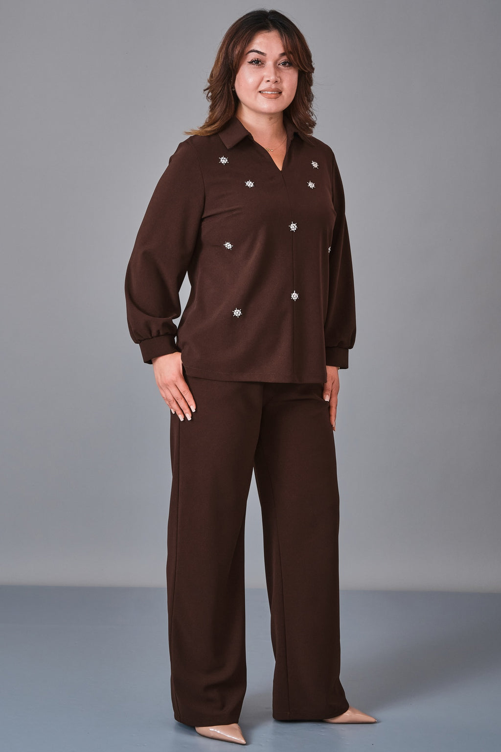 Dress Port - Plus Size Suit (DSP27K3672) - 8690200249518