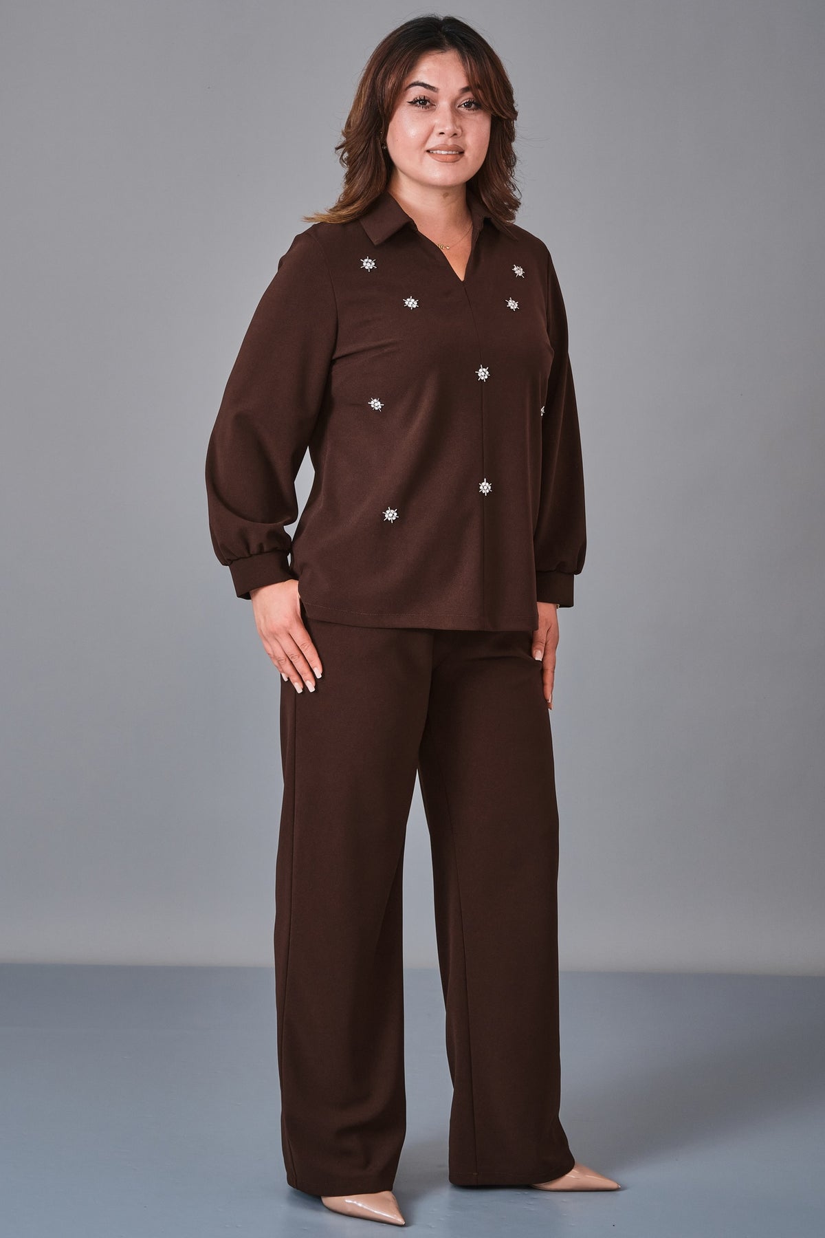 Dress Port - Plus Size Suit (DSP27K3672) - 8690200249518