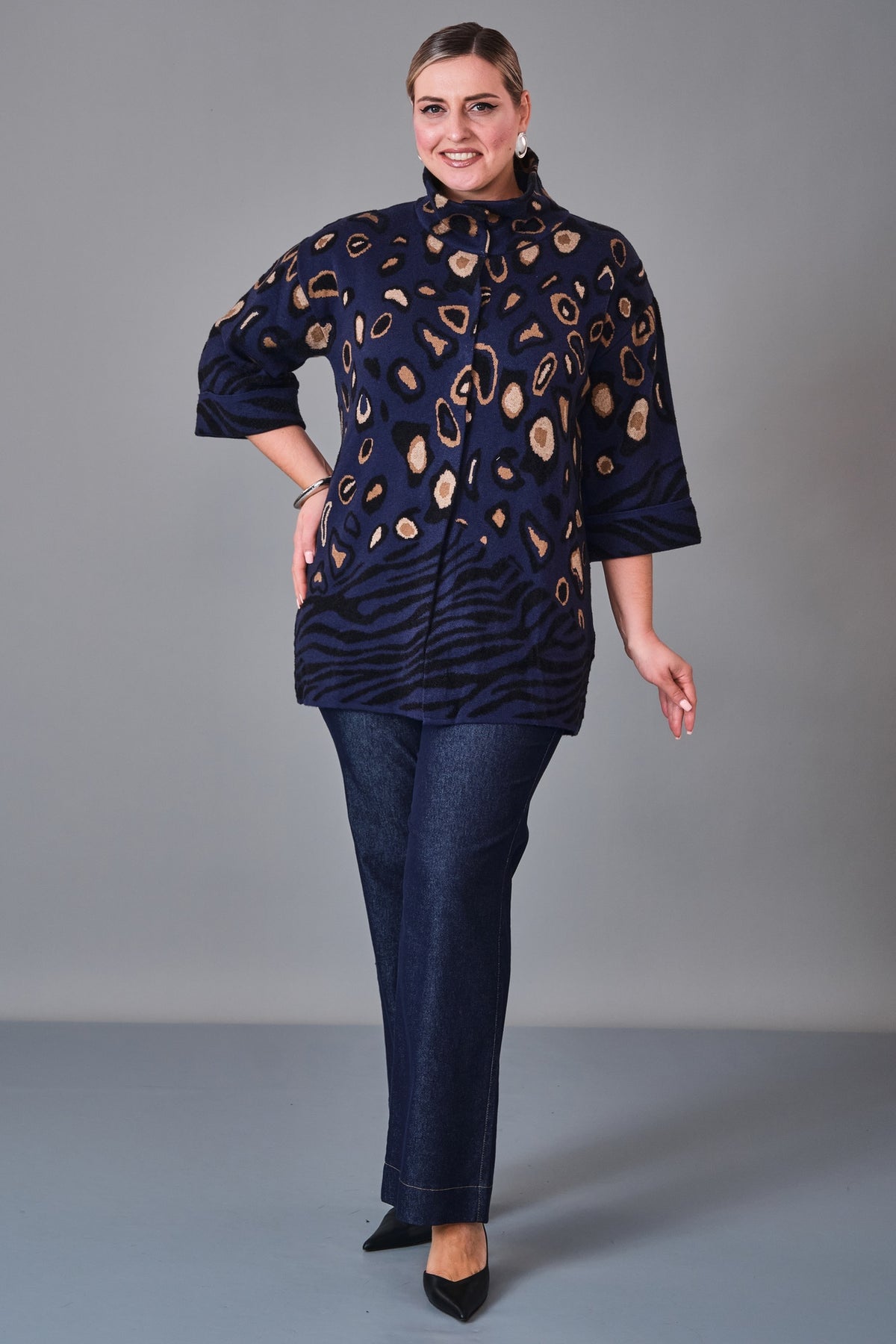 Xlife - Plus Size Jacket (XLF27K8819) - 8690200249587