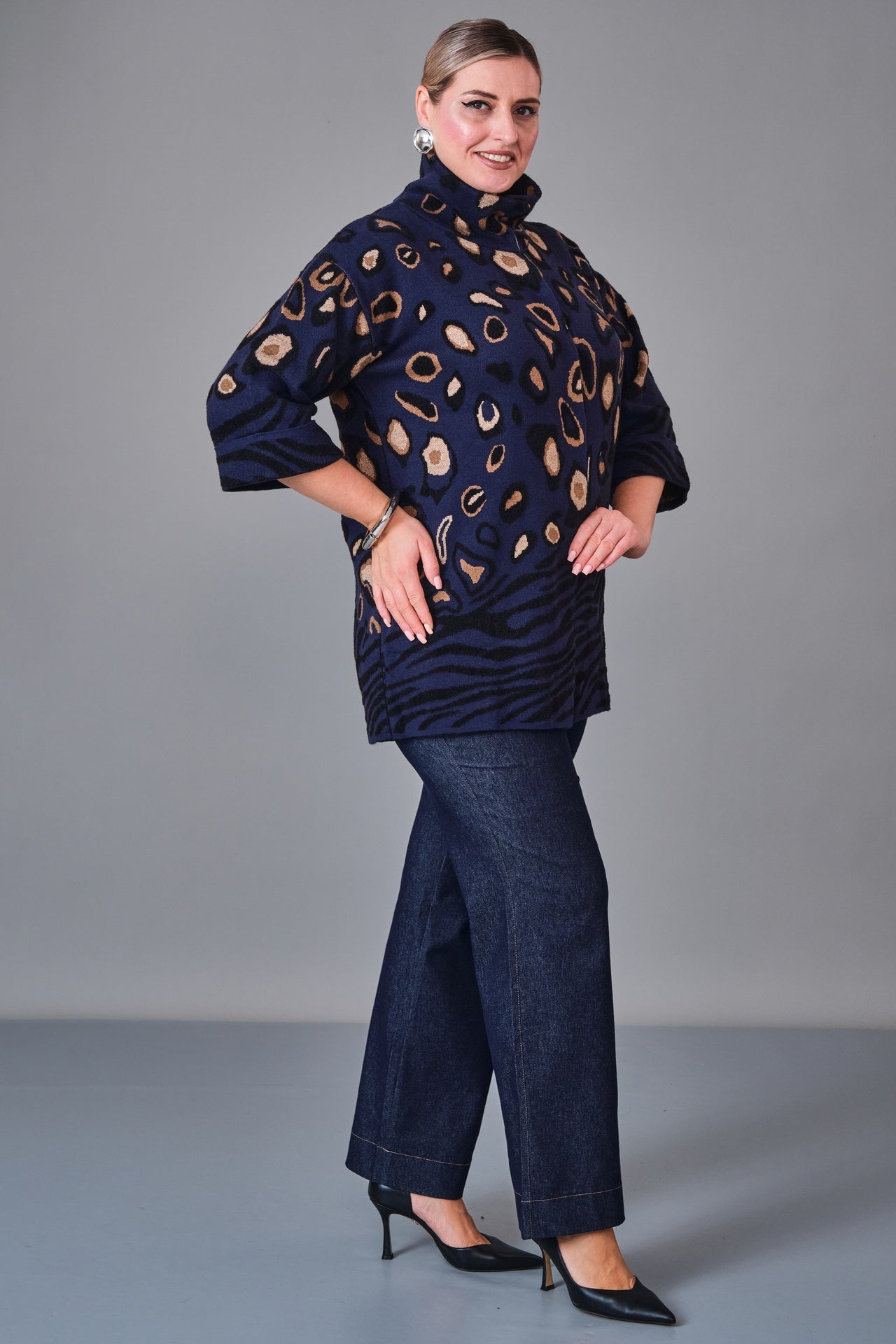 Xlife - Plus Size Jacket (XLF27K8819) - 8690200249587