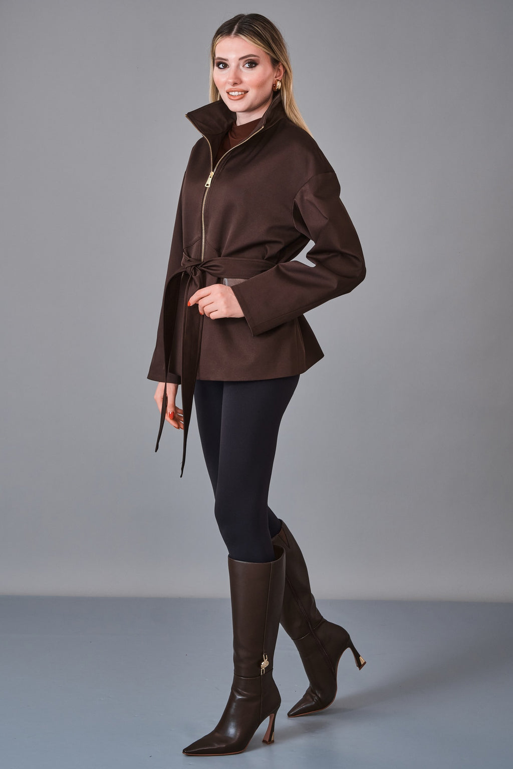 Renata - Regular Size Trench Coat (REN27KP1803) - 8690200249624