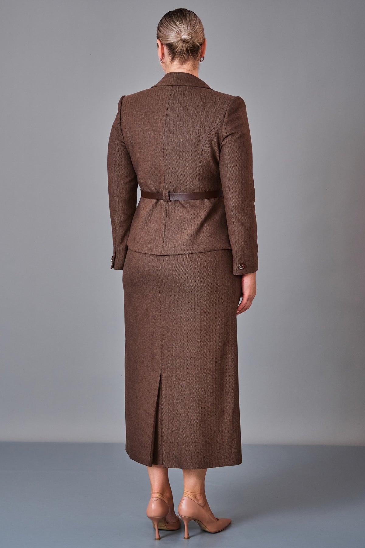 Hatunca - Plus Size Suit (HTC27K184207BB)