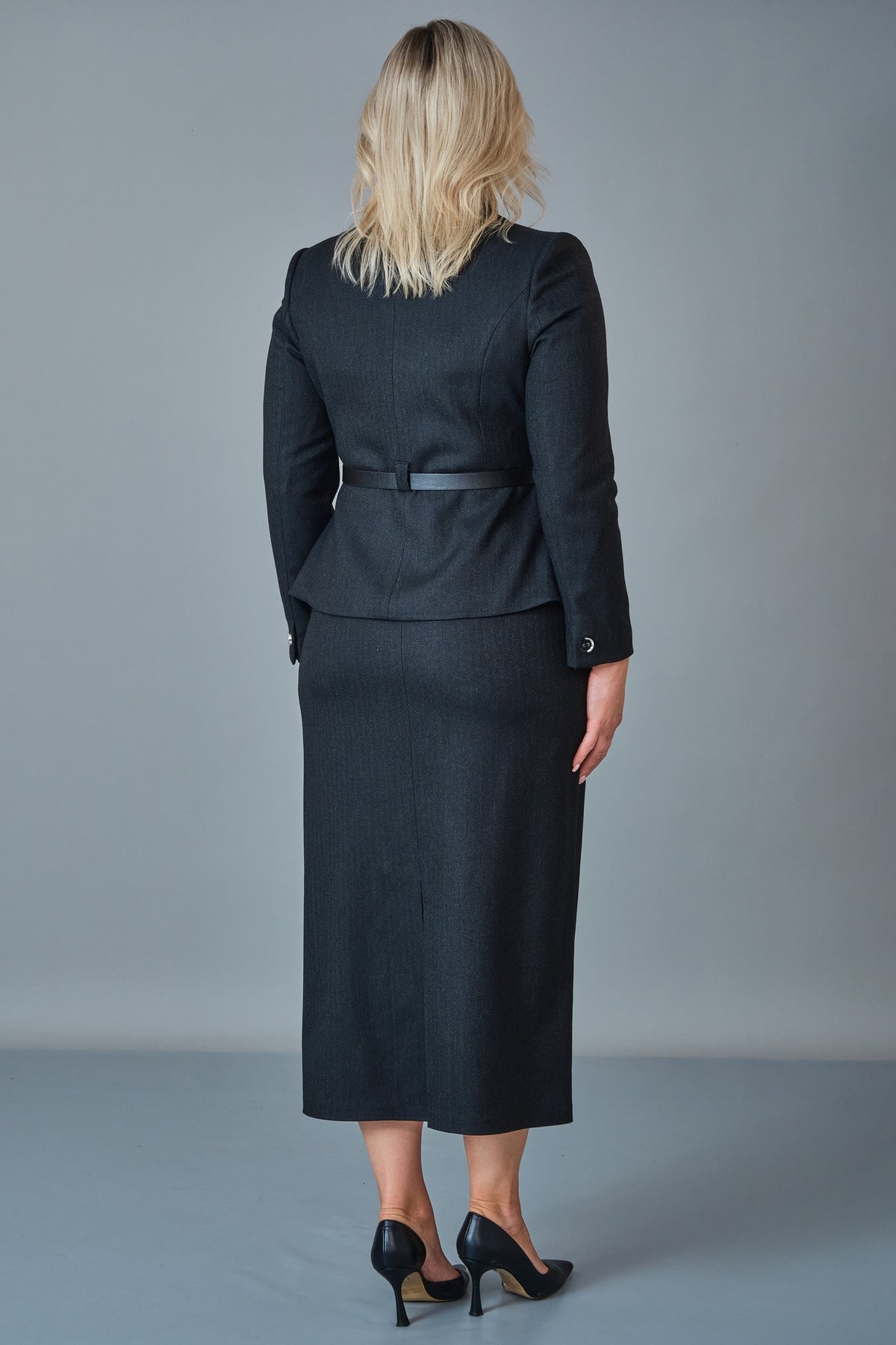 Hatunca - Plus Size Suit (HTC27K184207BB)