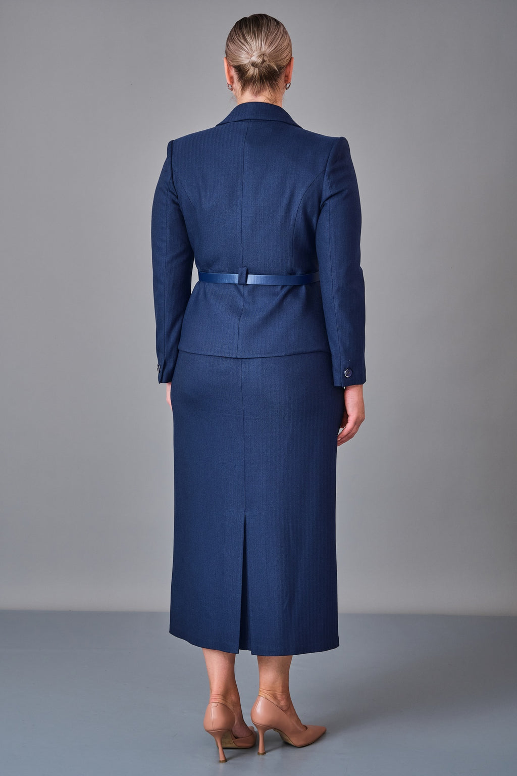 Hatunca - Plus Size Suit (HTC27K184207BB)