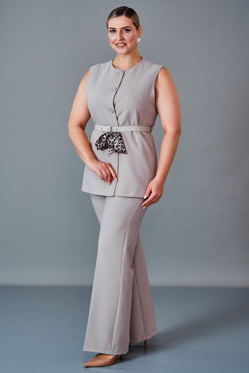 Hatunca - Plus Size Suit (HTC27K184221BB) - 8690200249938