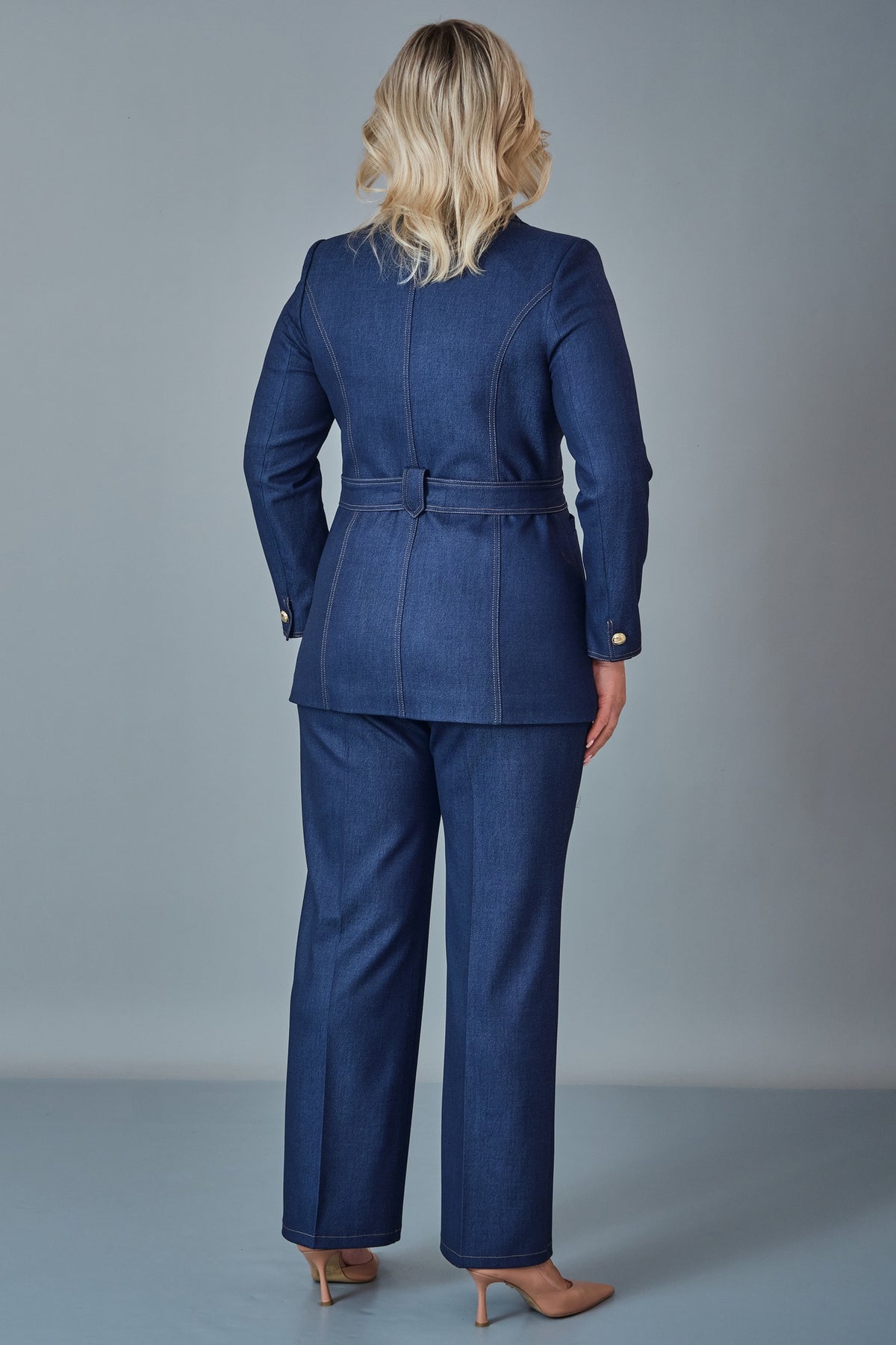 Hatunca - Plus Size Suit (HTC27K184234BB) - 8690200249945