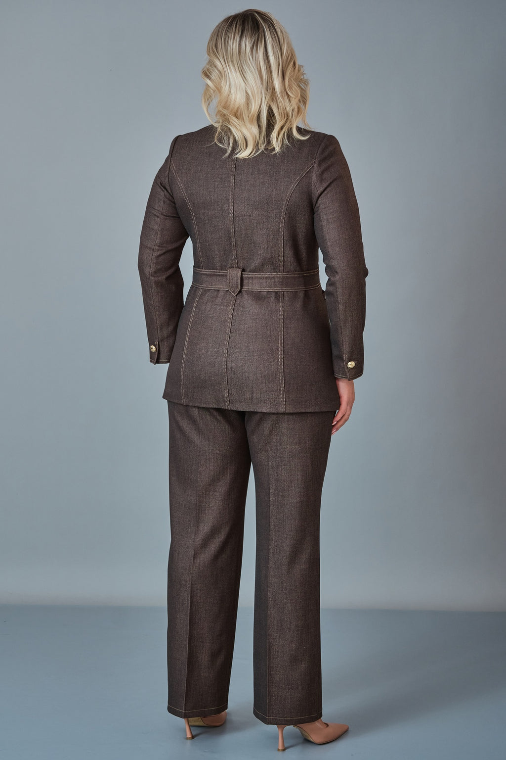 Hatunca - Plus Size Suit (HTC27K184234BB) - 8690200249952