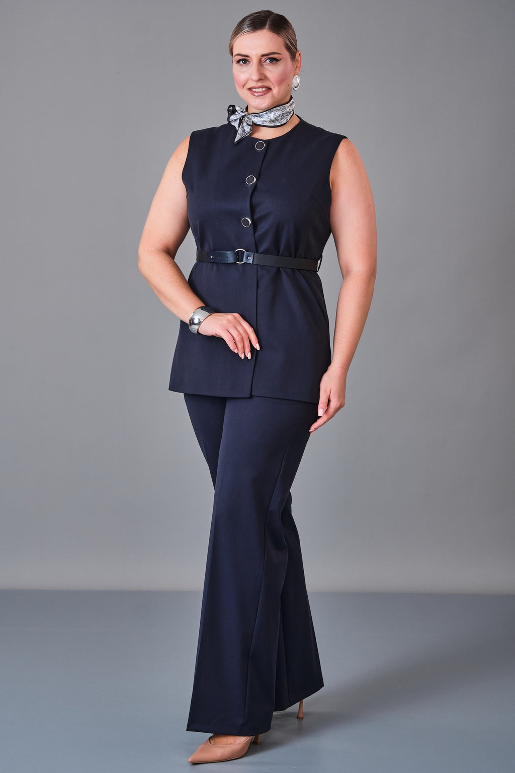 Hatunca - Plus Size Suit (HTC27K184221BB) - 8690200249969