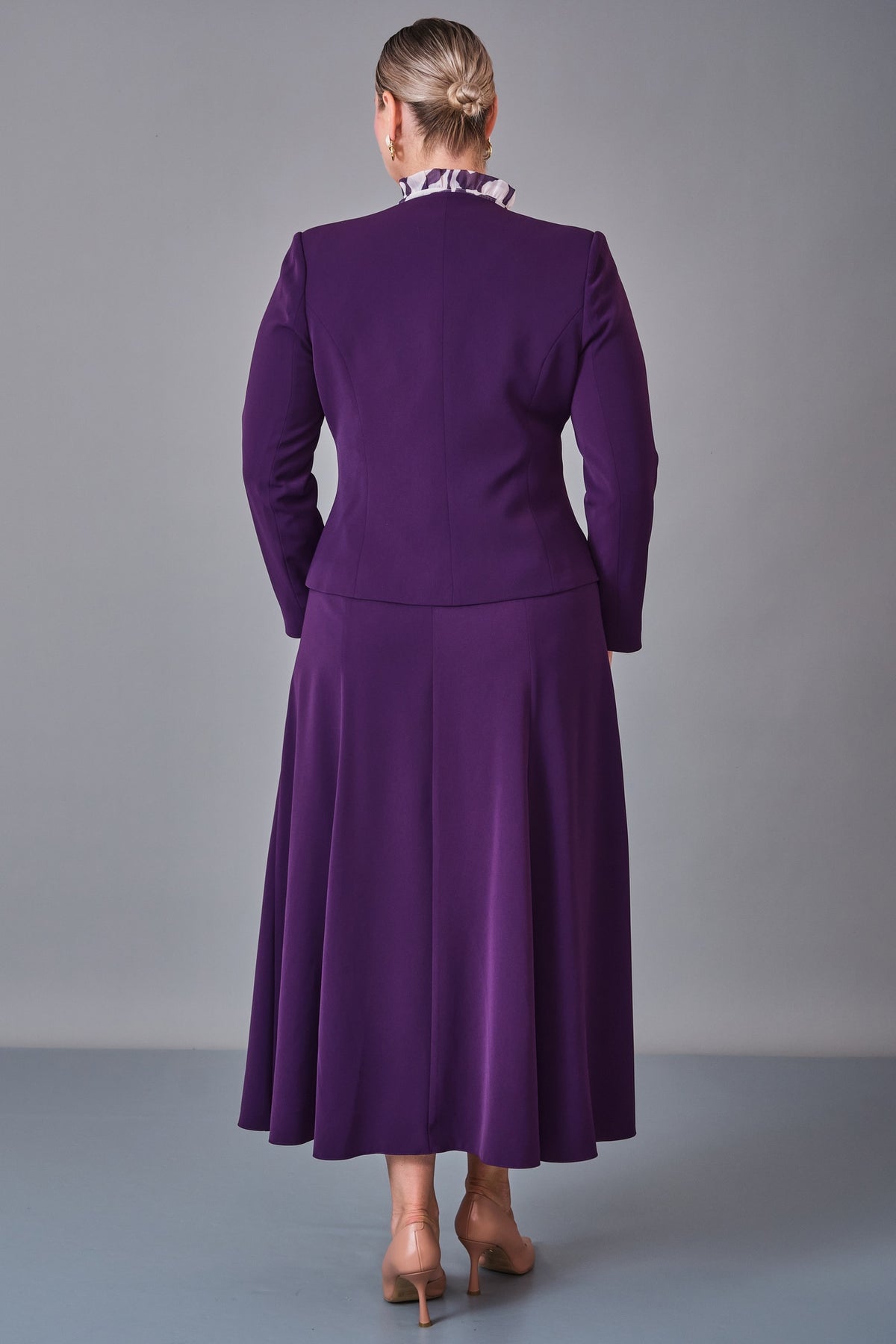 Hatunca - Plus Size Suit (HTC27K184267BB) - 8690200250019