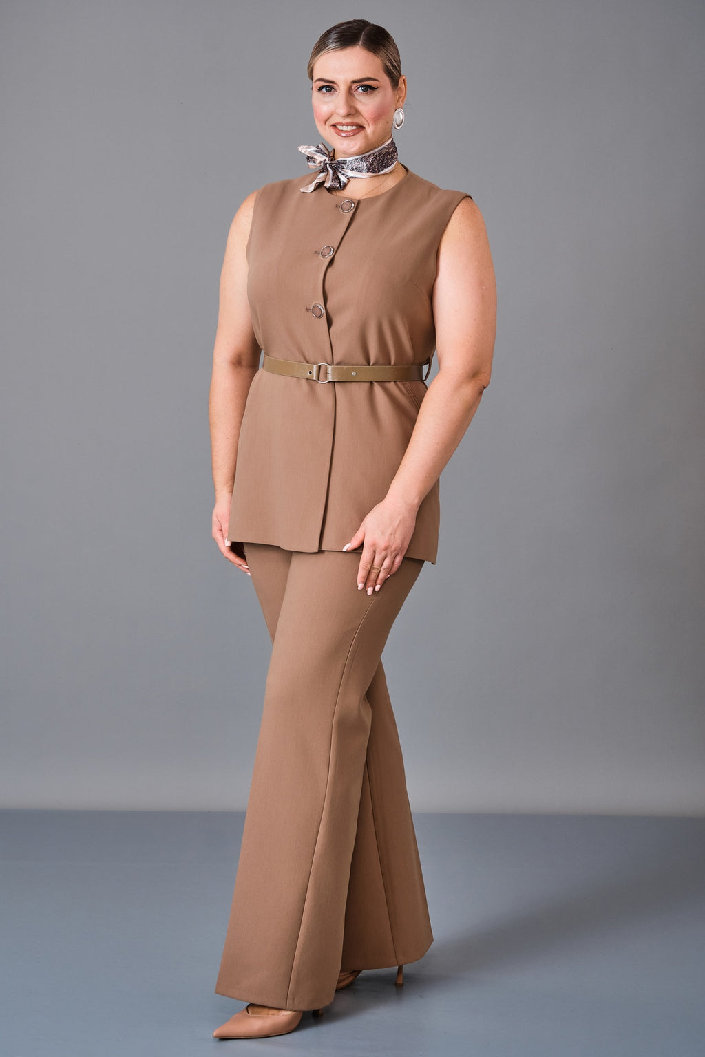 Hatunca - Plus Size Suit (HTC27K184221BB) - 8690200250033