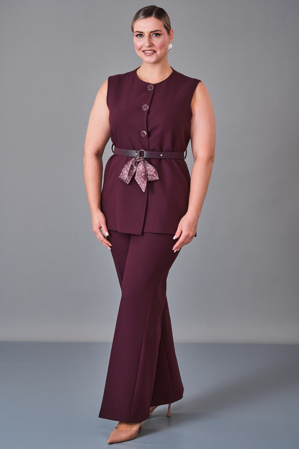 Hatunca - Plus Size Suit (HTC27K184221BB) - 8690200250040