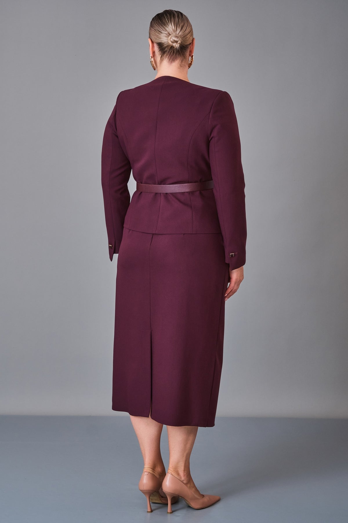 Hatunca - Plus Size Suit (HTC27K184217BB) - 8690200250071