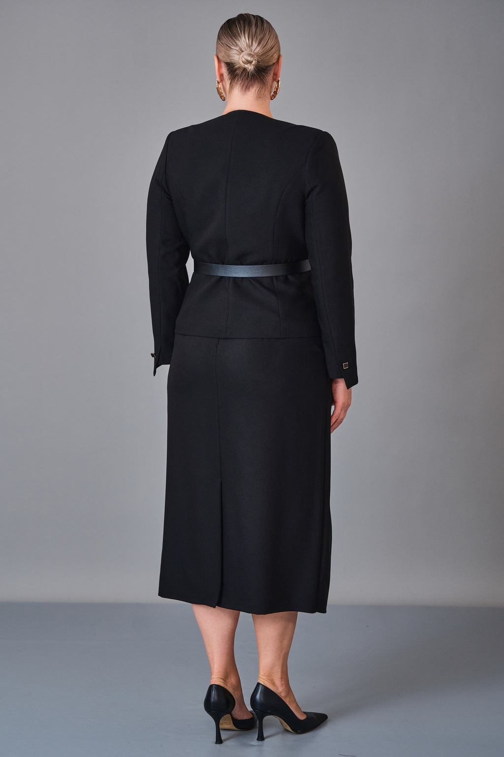 Hatunca - Plus Size Suit (HTC27K184217BB) - 8690200250125