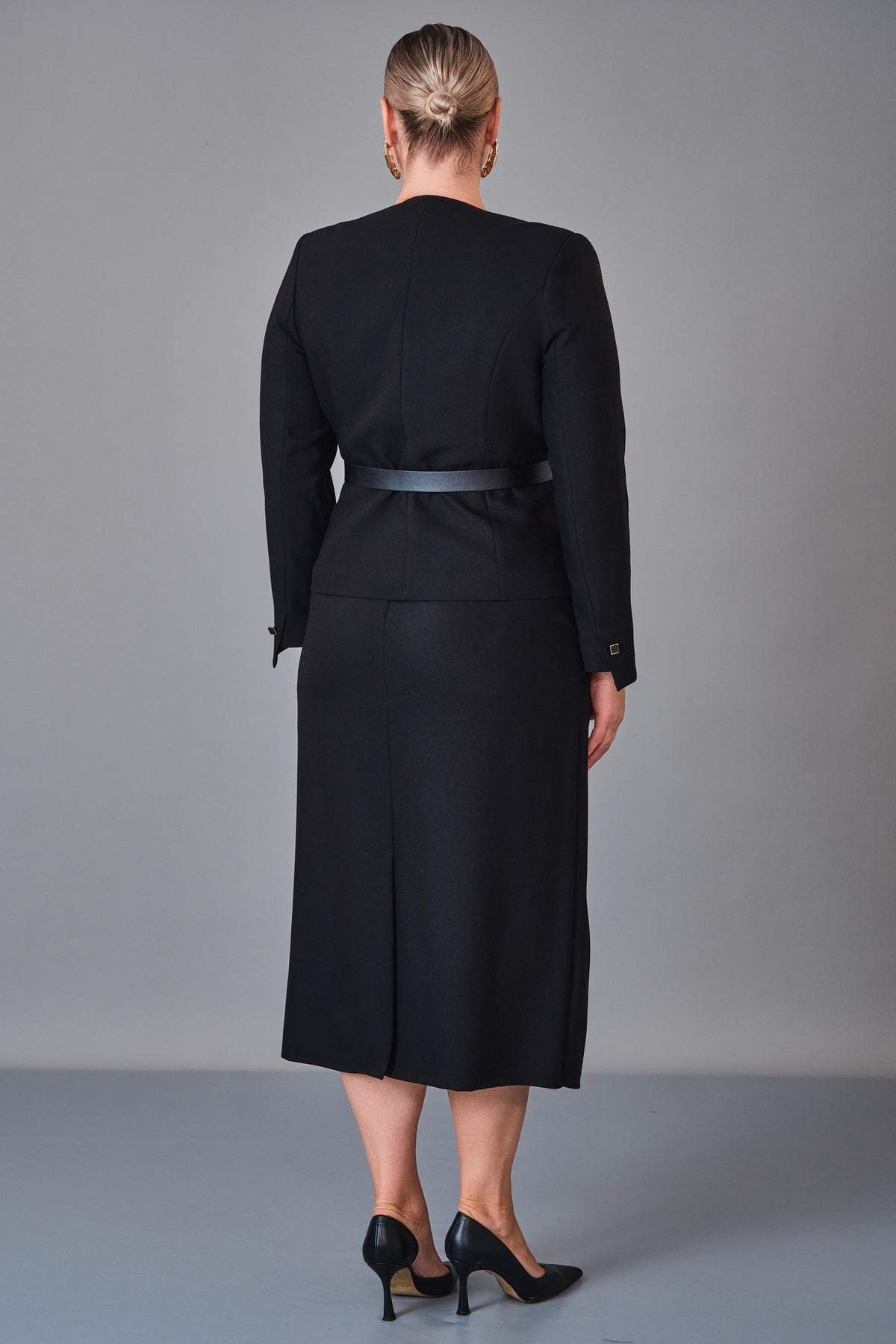 Hatunca - Plus Size Suit (HTC27K184217BB) - 8690200250125