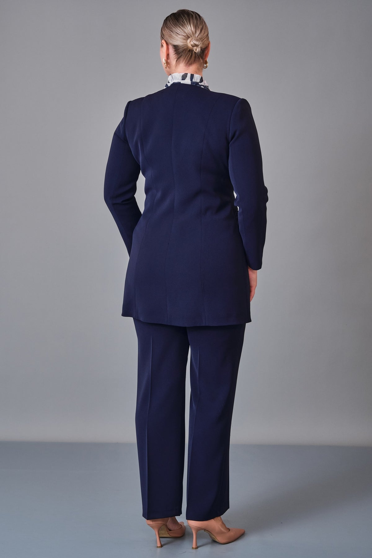 Hatunca - Plus Size Suit (HTC27K187003BB) - 8690200250156