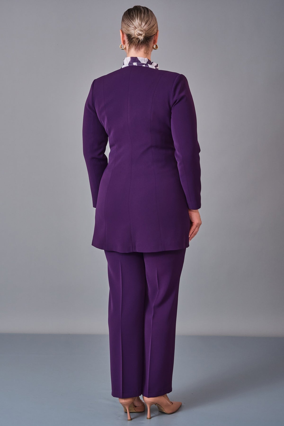 Hatunca - Plus Size Suit (HTC27K187003BB) - 8690200250194