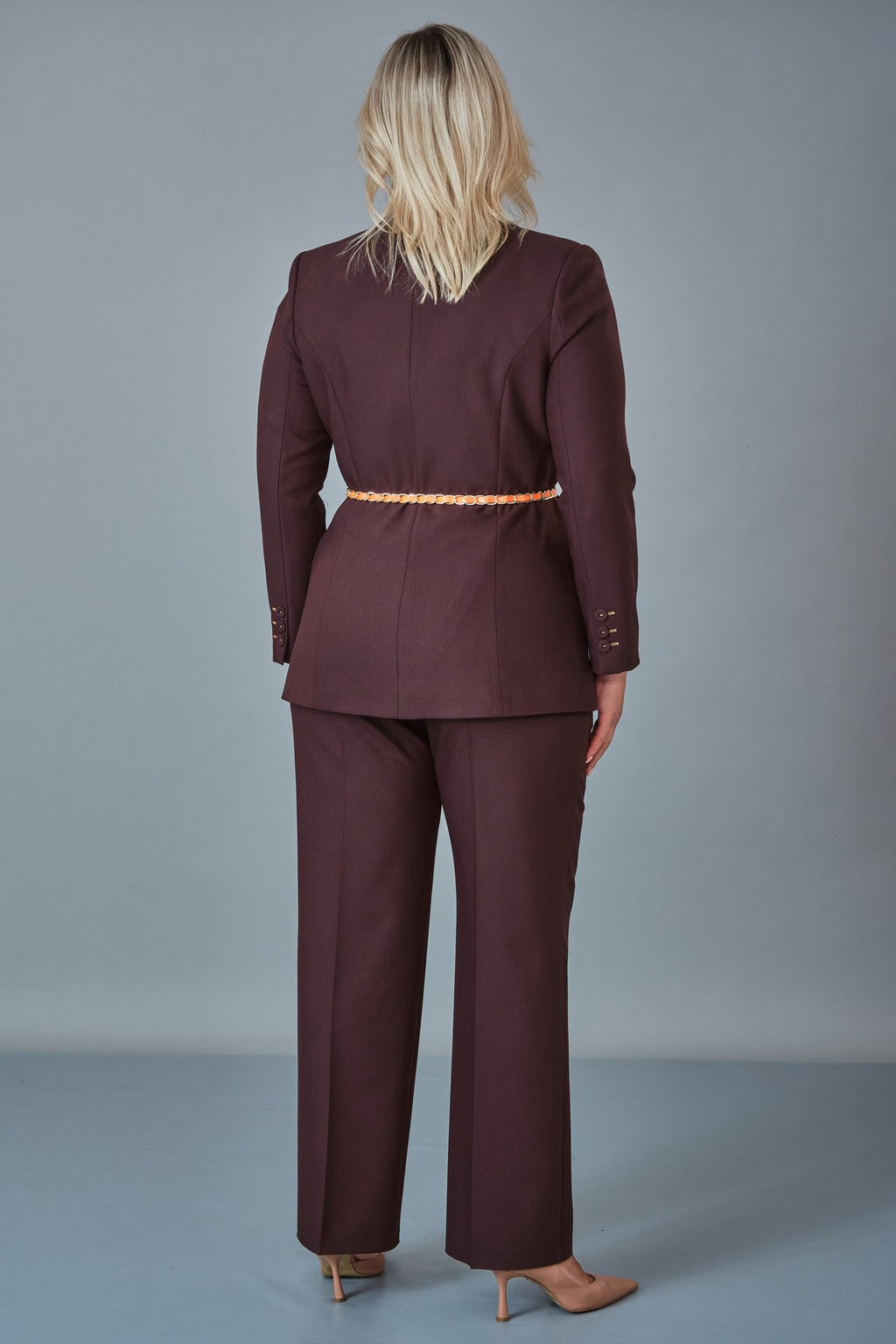 Hatunca - Plus Size Suit (HTC27K184225BB) - 8690200250231
