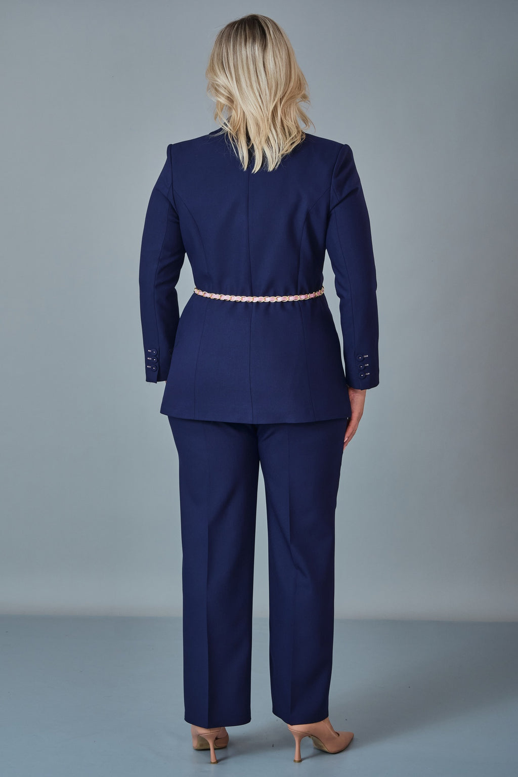 Hatunca - Plus Size Suit (HTC27K184225BB) - 8690200250255