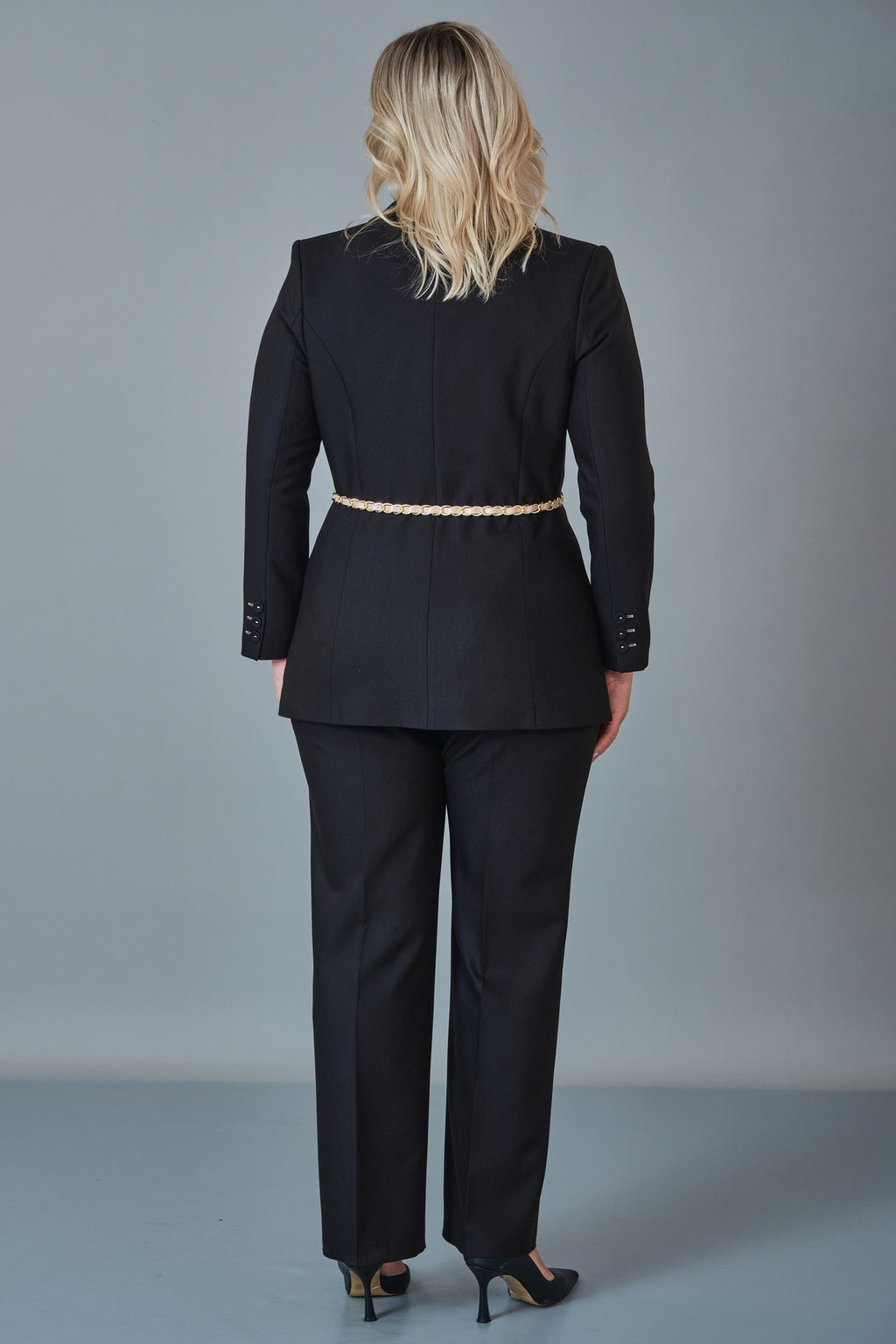 Hatunca - Plus Size Suit (HTC27K184225BB) - 8690200250279