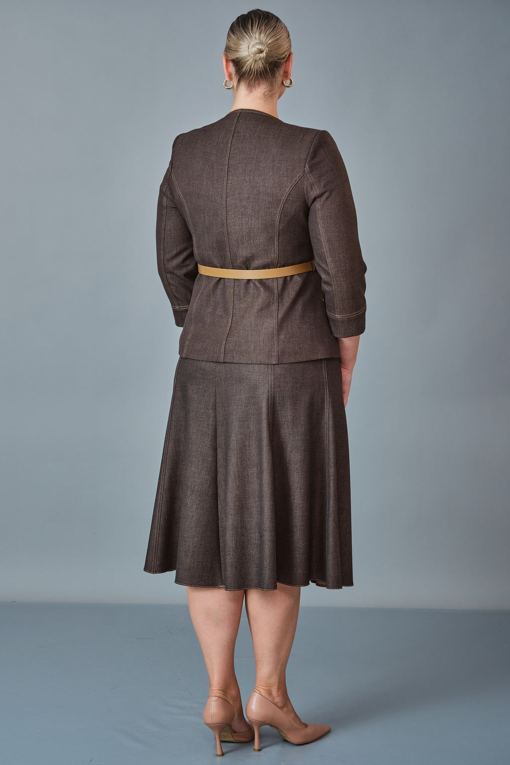 Hatunca - Plus Size Suit (HTC27K184036BB)