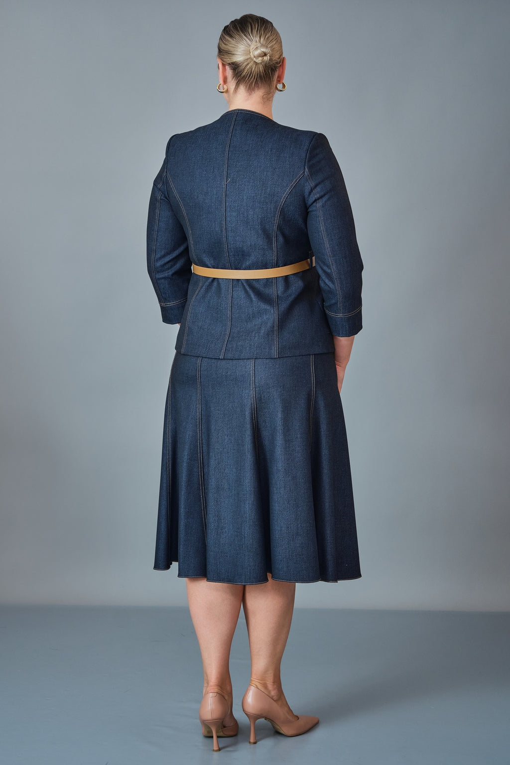 Hatunca - Plus Size Suit (HTC27K184036BB)