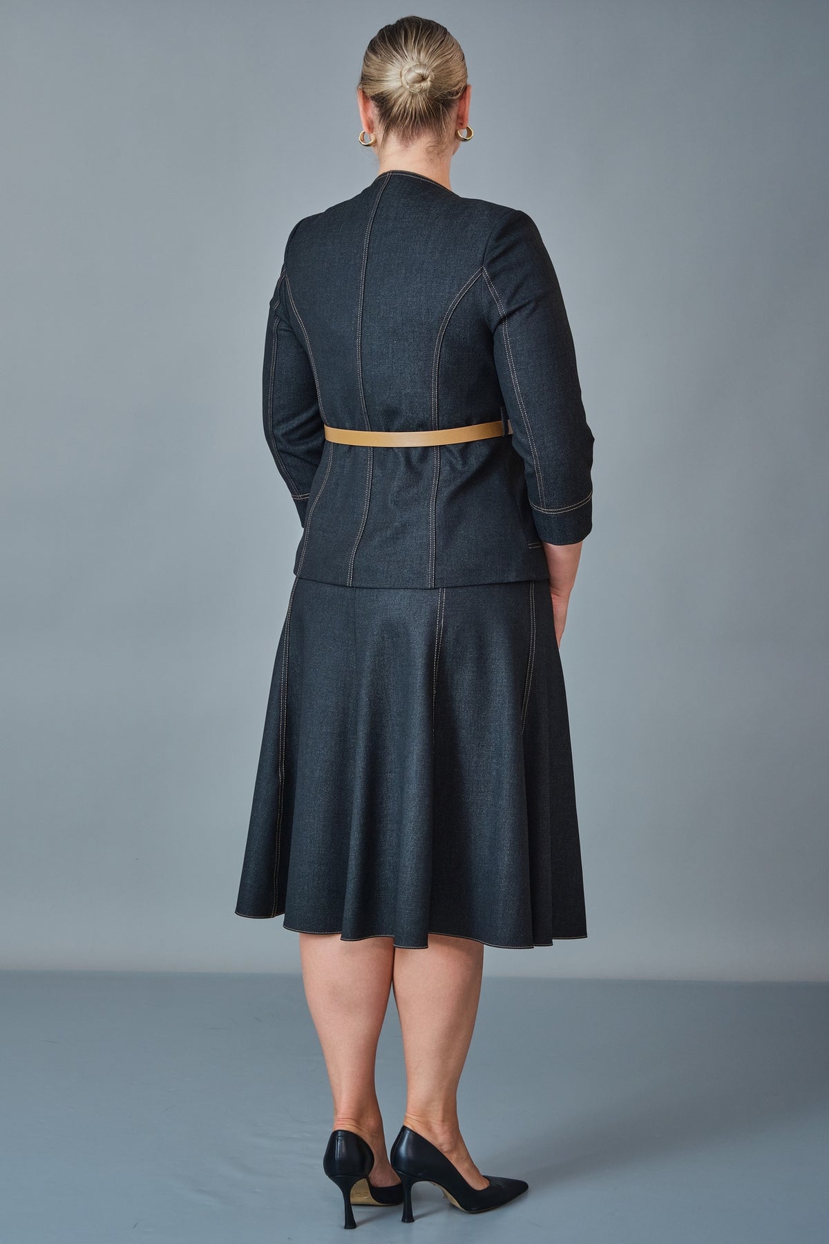 Hatunca - Plus Size Suit (HTC27K184036BB)